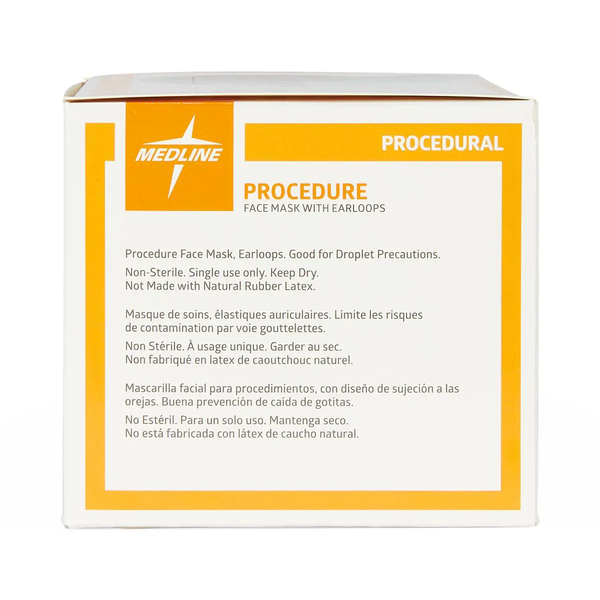 Box with procedure instructions for a product.