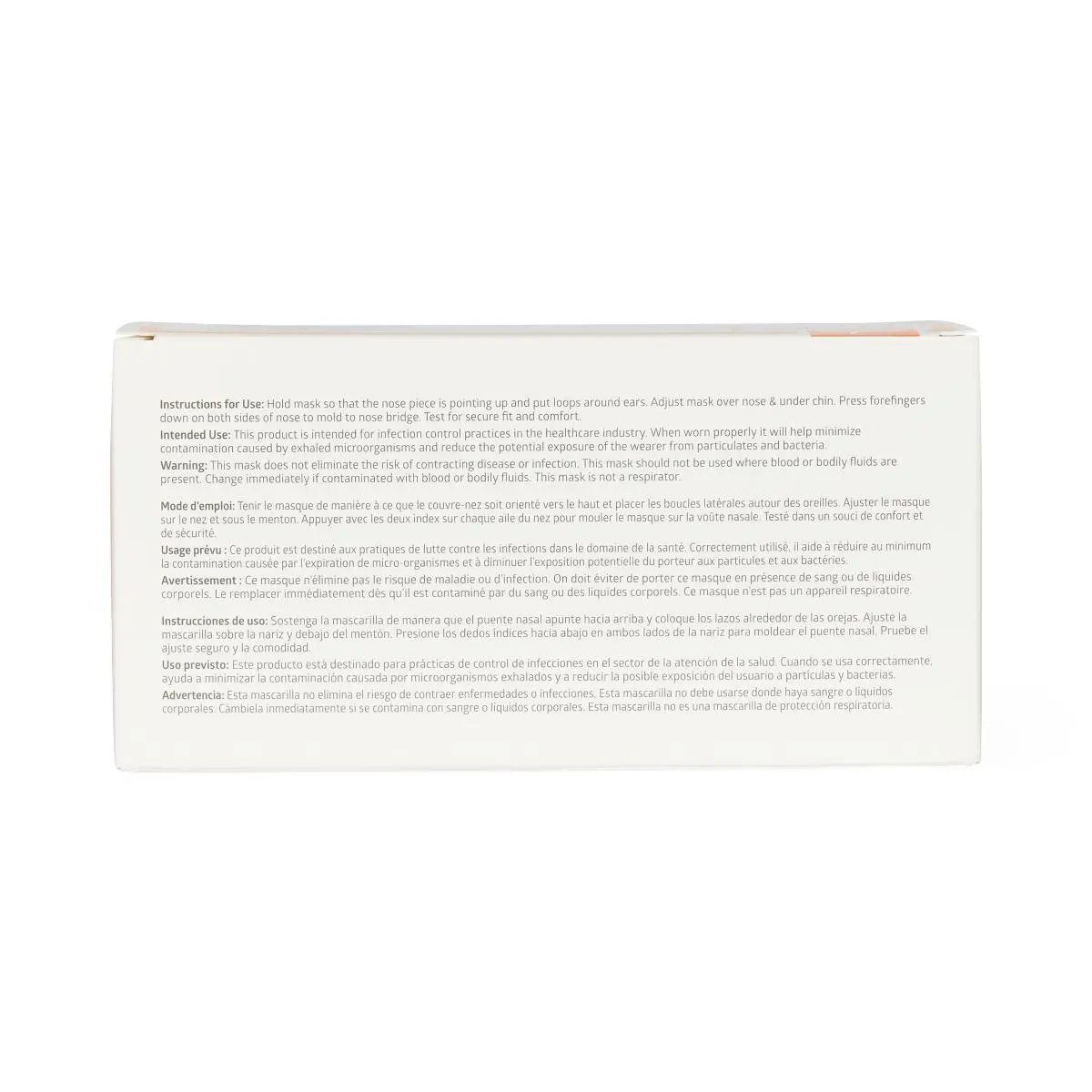 Text-heavy label with detailed product information on a white background.