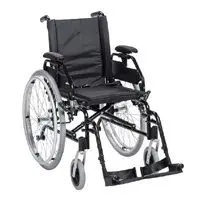 Compact folding wheelchair with removable armrests