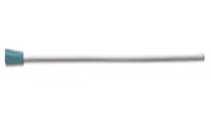 A close-up of a thin, straight wire or rod on a white background.