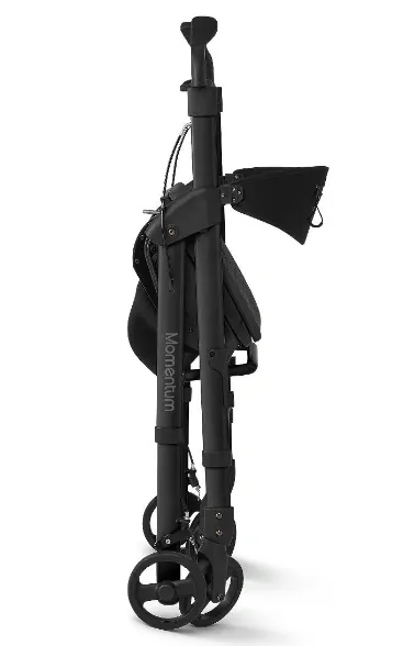 A black tactical rifle with accessories on a white background.