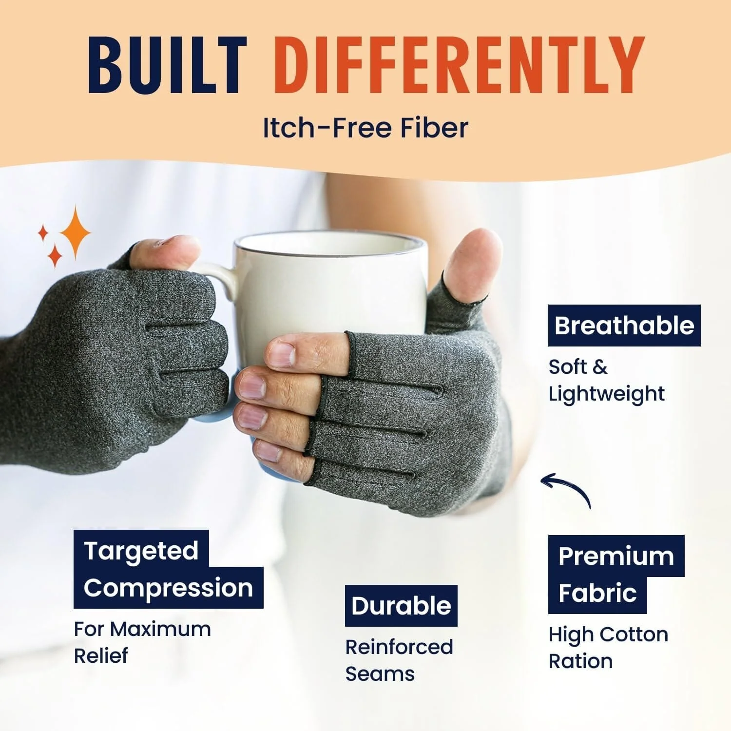Soft, breathable, and durable fingerless gloves for maximum comfort and protection.